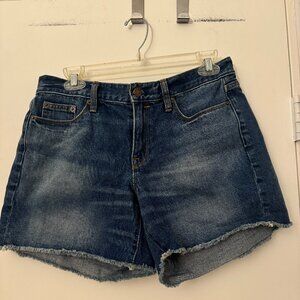 J. Crew Factory - Denim Shorts Lexi Wash - Cuffed Raw Hem - Size 29